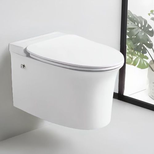 Унитаз подвесной Cerutti SPA CT10195 белый с сиденьем микролифт безободковый импульсный смыв - фото 3