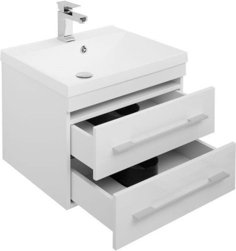 Тумба с раковиной Aquanet Нота 00287706 60х50 подвесная цвет белый - фото 4