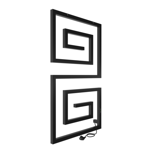 Полотенцесушитель электрический Indigo Lira DGL100-60BRRt 60х105 черный - фото 5