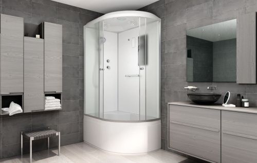 Душевая кабина AvaCan D512SL 120х90 асимметричная с крышей ориентация левая - фото 3