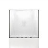 Душевая шторка на ванну New Trendy SMART EXK-4107 170х150 стекло прозрачное профиль хром ориентация универсальная