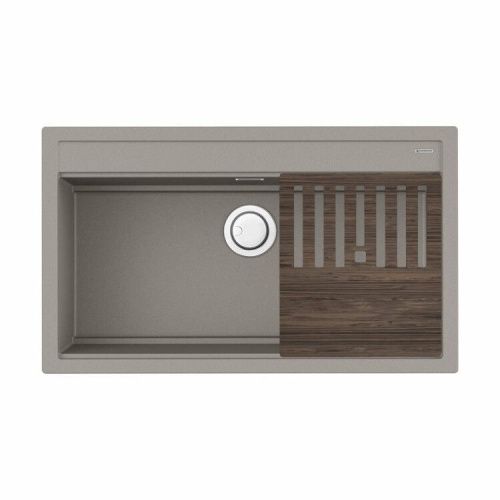 Кухонная мойка Omoikiri Kitagawa 4993796 85х50 цвет серый