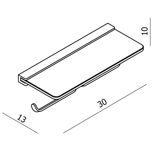 Бумагодержатель Langberger Accessories 32042B - фото 2