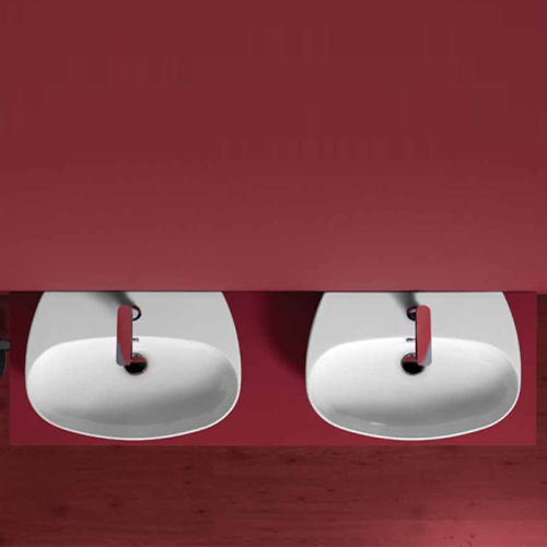 Раковина из сантехнического фаянса Simas Vignoni VI10bi*1 60х50 подвесная цвет белый 1 отверстие под смеситель