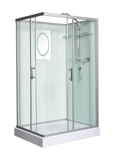 Душевая кабина WeltWasser WW500 10000003270 100х100 квадратная без крыши ориентация универсальная - фото 3
