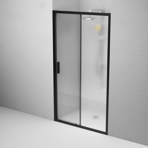 Душевая дверь Am.Pm Gem W90G-110-1-195BM 110х195 стекло прозрачное профиль черный - фото 5