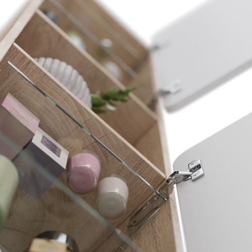 Шкаф-пенал LeMark Olivia LM08OL35P 40х170 напольный цвет белый - фото 4