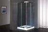 Душевой уголок Royal Bath HP RB80HP-T-CH 80х80 стекло прозрачное профиль хром с поддоном