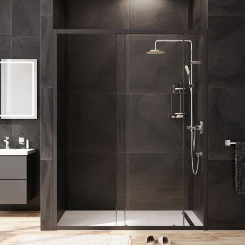 Душевая дверь Am.Pm Gem W90G-150-1-195BT 150х195 стекло прозрачное профиль черный - фото 4