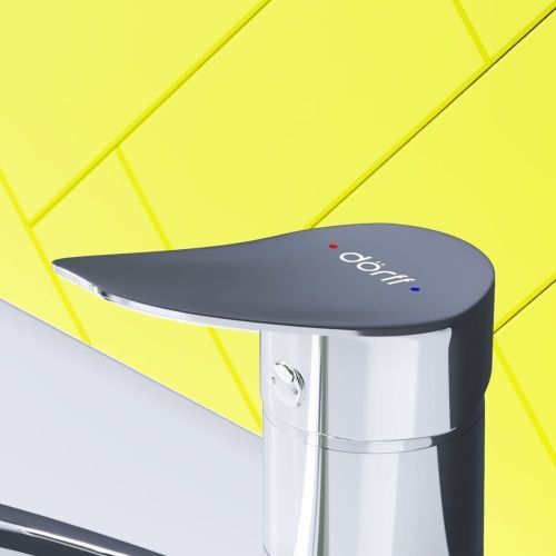 Смеситель Dorff Norma D1000000 на раковину хром - фото 5