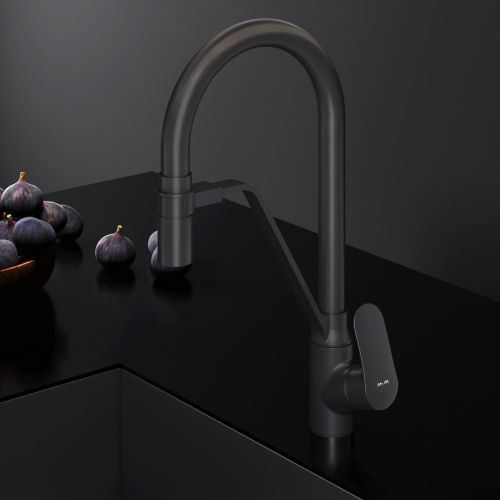 Смеситель для кухни Am.Pm Like F8007822 на мойку черный