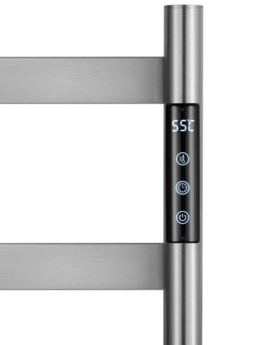 Полотенцесушитель электрический Wonzon & Woghand Essen WW-A407-BR 50х95 никель - фото 4