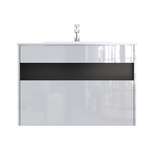 Тумба под раковину Am.Pm Func M8FFUX1001WG 100х50 подвесная цвет белый - фото 2