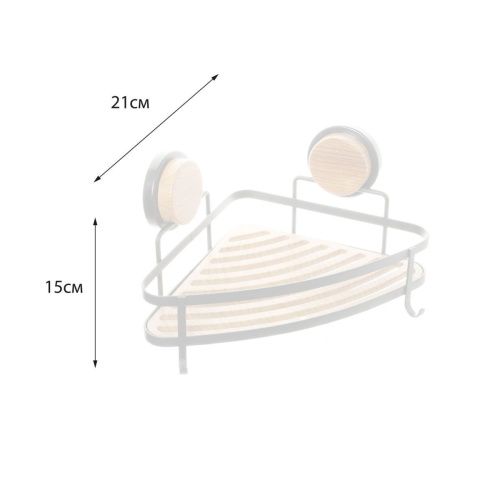 Полка в ванную комнату Fixsen Magic FX-940B-1 - фото 4