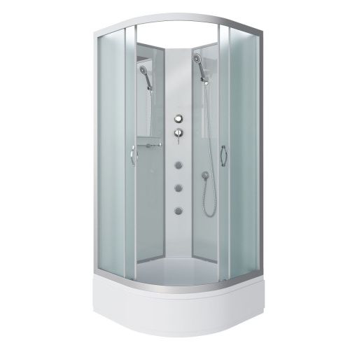 Душевая кабина Niagara Classic 33011424BKG 90х90 четверть круга без крыши ориентация универсальная