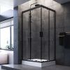 Душевой уголок Am.Pm Gem W90G-404-100280-BT 100х80 стекло прозрачное профиль черный без поддона