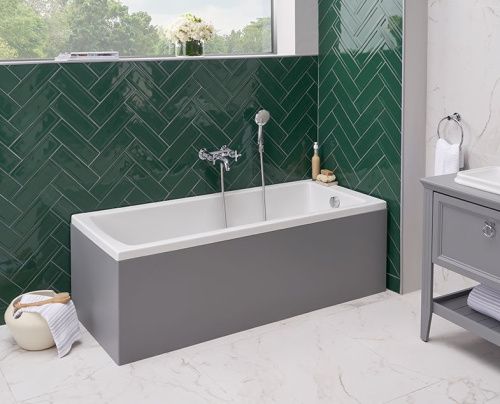 Ванна акриловая Vitra Neon 52520001000 160х70 пристенная прямоугольная без ножек - фото 3