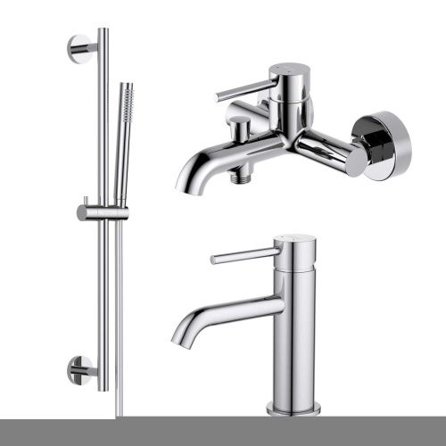 Комплект смесителей Aquatek ЕВРОПА AQ1330CR хром