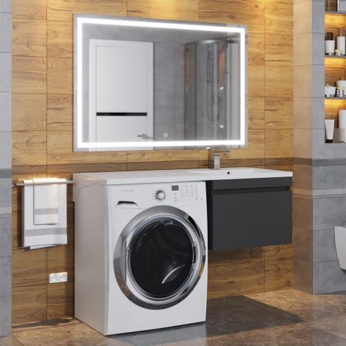 Тумба с раковиной Uperwood Magenta 52930205155 120х50 цвет черный - фото 3