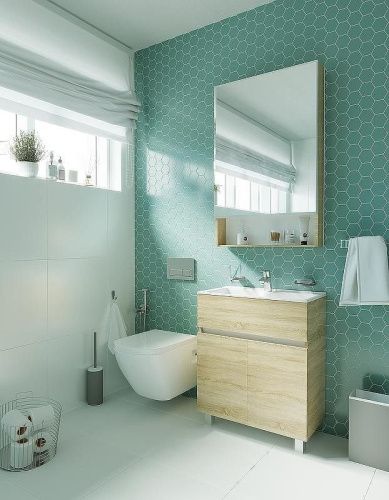 Тумба с раковиной 1MarKa Mira У83303 60х30 напольная цвет коричневый - фото 4