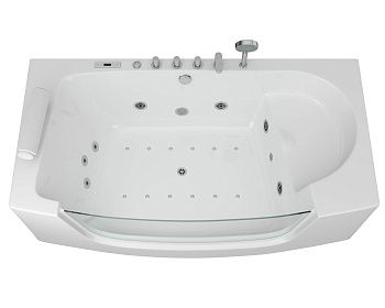 Ванна акриловая Grossman GR-18590 185х90 пристенная прямоугольная с ножками