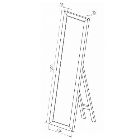 Зеркало Maretti Umbria UM1445160P21 50х160 подвесное