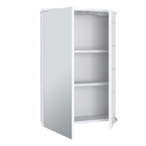 Зеркало-шкаф Runo КИПАРИС 00000000800 50х80 подвесной цвет белый - фото 2