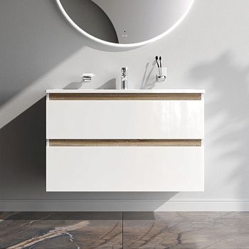 Тумба под раковину Am.Pm X-Joy M85AFHX1002WG 100х40 подвесная цвет белый