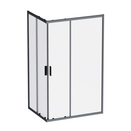 Душевой уголок Am.Pm Gem W90G-403-120290-BT 120х90 стекло прозрачное профиль черный без поддона