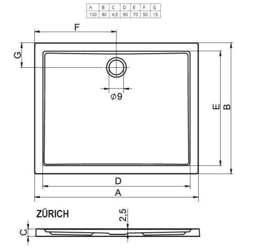 Ванна акриловая Riho Rethink B108012005 190х80 пристенная прямоугольная - фото 2