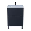 Тумба под раковину Uperwood Tanos 291120331 60х50 напольная цвет черный