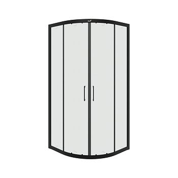 Душевой уголок Cerutti SPA VIVA90B N 90х90 стекло прозрачное профиль черный без поддона