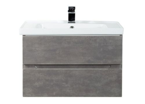 Тумба под раковину Art&Max TECHNO AM-Techno-900-2C-SO-FC305 90х50 подвесная цвет серый - фото 2