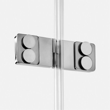 Душевая дверь New Trendy EVENTA L EXK-4452 90х200 стекло прозрачное профиль хром