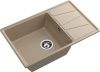 Кухонная мойка Granfest Vertex V-780L песочный 80х50 цвет бежевый поверхность матовая