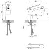 Смеситель LeMark Melange LM4906CW на раковину белый/хром