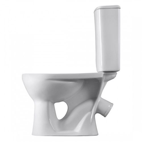 Унитаз-компакт напольный с бачком Santeri Орион 1P4038S0000BF белый с сиденьем микролифт каскадный смыв - фото 4
