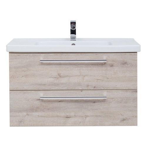 Тумба под раковину Dreja Gio 77.0106D 100х50 подвесная цвет бежевый - фото 3