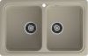 Кухонная мойка Granfest Standart S-780K топаз 80х50 цвет серый поверхность матовая