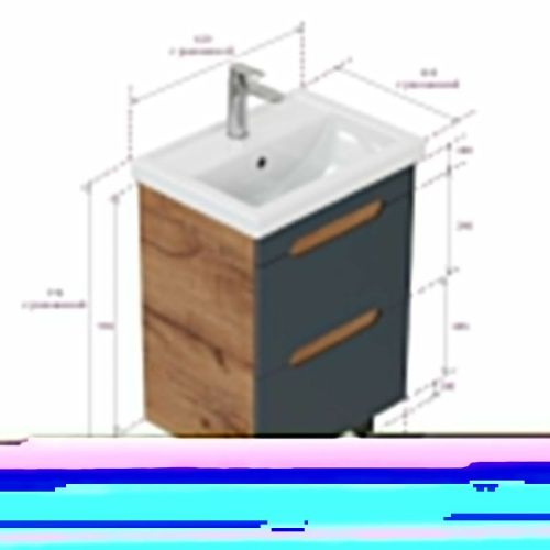 Тумба под раковину Onika Айленд 106164 60х40 - фото 3