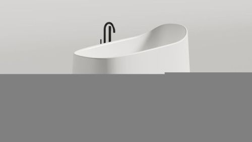 Ванна из литьевго мрамора Salini ORIENTE 1043101MF 140х80 отдельностоящая асимметричная