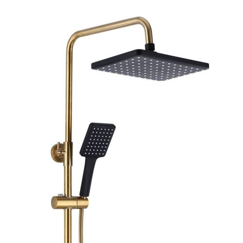 Душевая стойка Bronze de Luxe EL77/1GB настенная цвет золото - фото 5