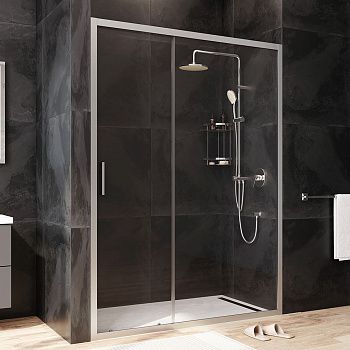 Душевая дверь Am.Pm Gem W90G-140-1-195MT 140х195 стекло прозрачное профиль хром