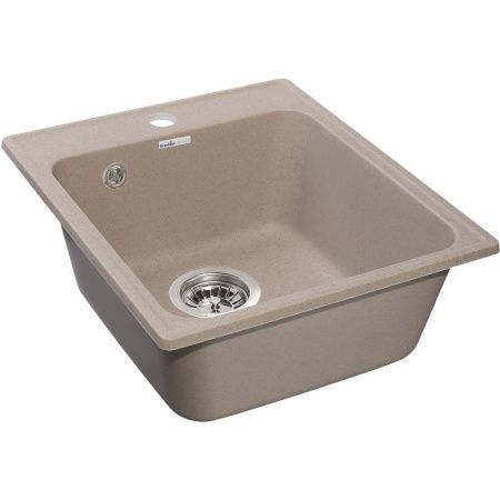 Кухонная мойка Granfest Quarz 17 песочный 50х40 цвет бежевый поверхность матовая