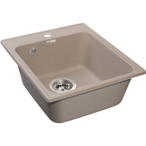 Кухонная мойка Granfest Quarz 17 песочный 50х40 цвет бежевый поверхность матовая - фото 2