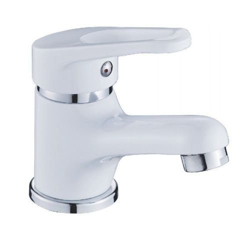 Смеситель Cron CN1013-8 на раковину белый - фото 2