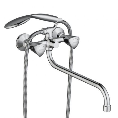 Смеситель для ванны и душа Damixa Object 349500000 настенный хром - фото 2