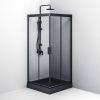 Душевой уголок Am.Pm Gem W90G-403-090BT 90х90 стекло прозрачное профиль черный без поддона