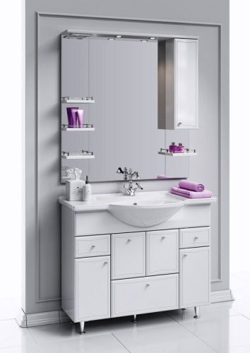 Зеркало Aqwella Y Ba.02.10 100х110 подвесное - фото 3