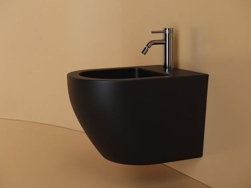 Биде подвесное Ceramica Nova UNO CN11002MB цвет черный - фото 4